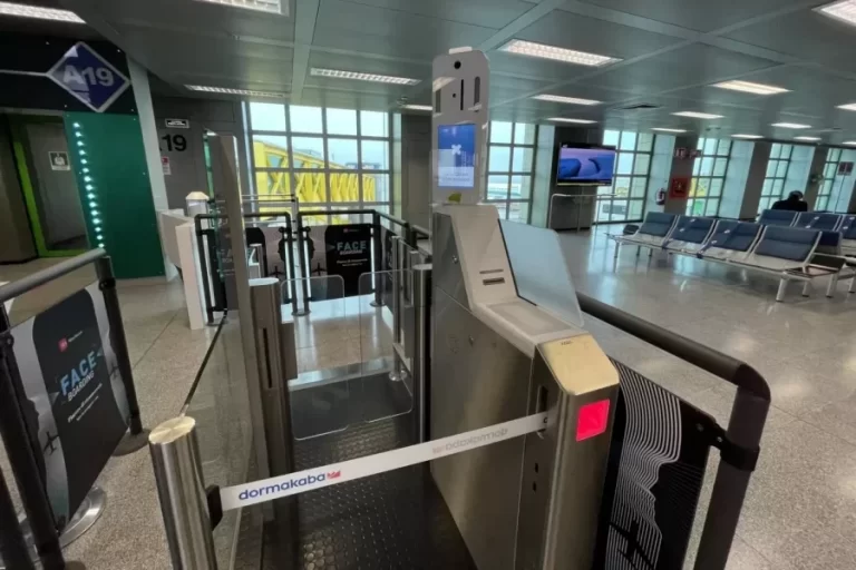 riconoscimento facciale in aeroporto di Linate